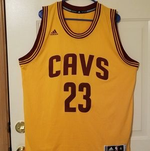 Adidas Cavaliers Lebron James Swingman Gold Jersey